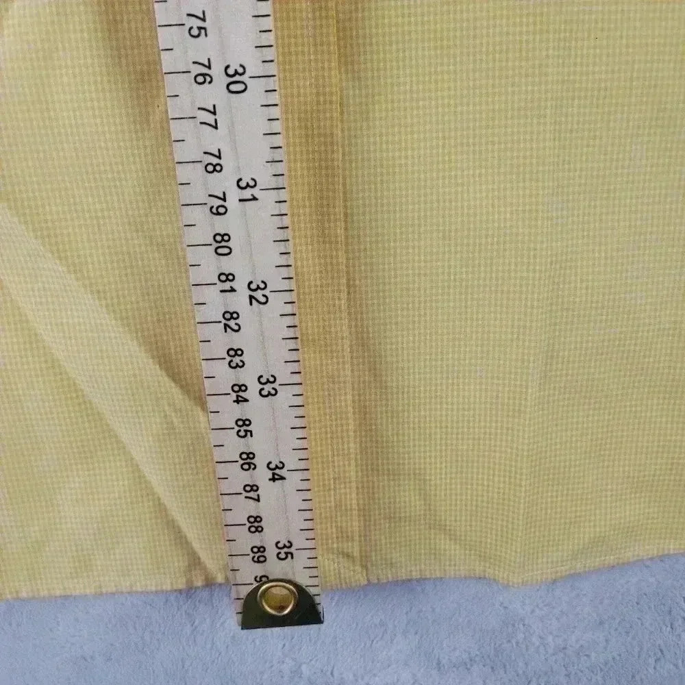 Polo Ralph Lauren Shirt Mens 2XLT Button Up Classic Fit Yellow Blue Pony - Picture 7 of 8